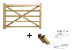 Engelse Poort 180cm Grenen Compleet - Complete set - Lands End B.V.