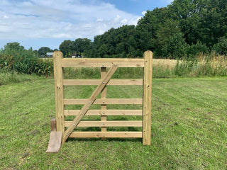 Farm Gate 120cm breed - Grenen Geïmpregneerd - Lands End B.V.