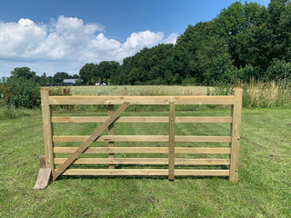 Farm Gate 240cm breed - Grenen Geïmpregneerd - Lands End B.V.