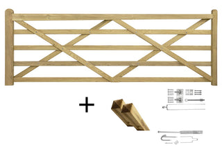 Engelse Poort 330cm Grenen - Complete set - Lands End B.V.