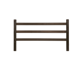 Riding arena package Economy Dark-Brown - With 3 rails