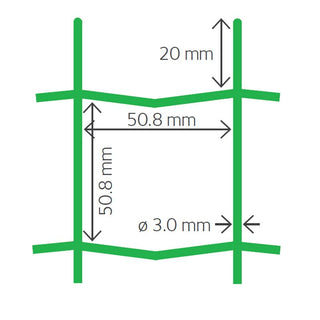 Forte® tuingaas - 100 cm hoog | rol 25 m - Lands End B.V.