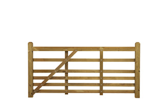 Farm Gate 240cm breed - Grenen Geïmpregneerd - Lands End B.V.