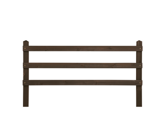 Lunging circle Lord Dark-Brown - With 3 rails