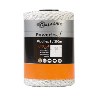 Vidoflex 3 PowerLine - Wit, 200m - Lands End B.V.