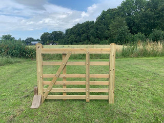 Farm Gate 150cm breed - Grenen Geïmpregneerd - Lands End B.V.