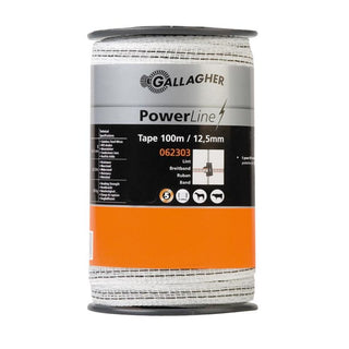 PowerLine lint - Wit, 12,5mm, 100 meter - Lands End B.V.