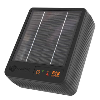 S12 Solar schrikdraadapparaat  - incl. Lithium batterij (3,2 V - 6 Ah) - Lands End B.V.